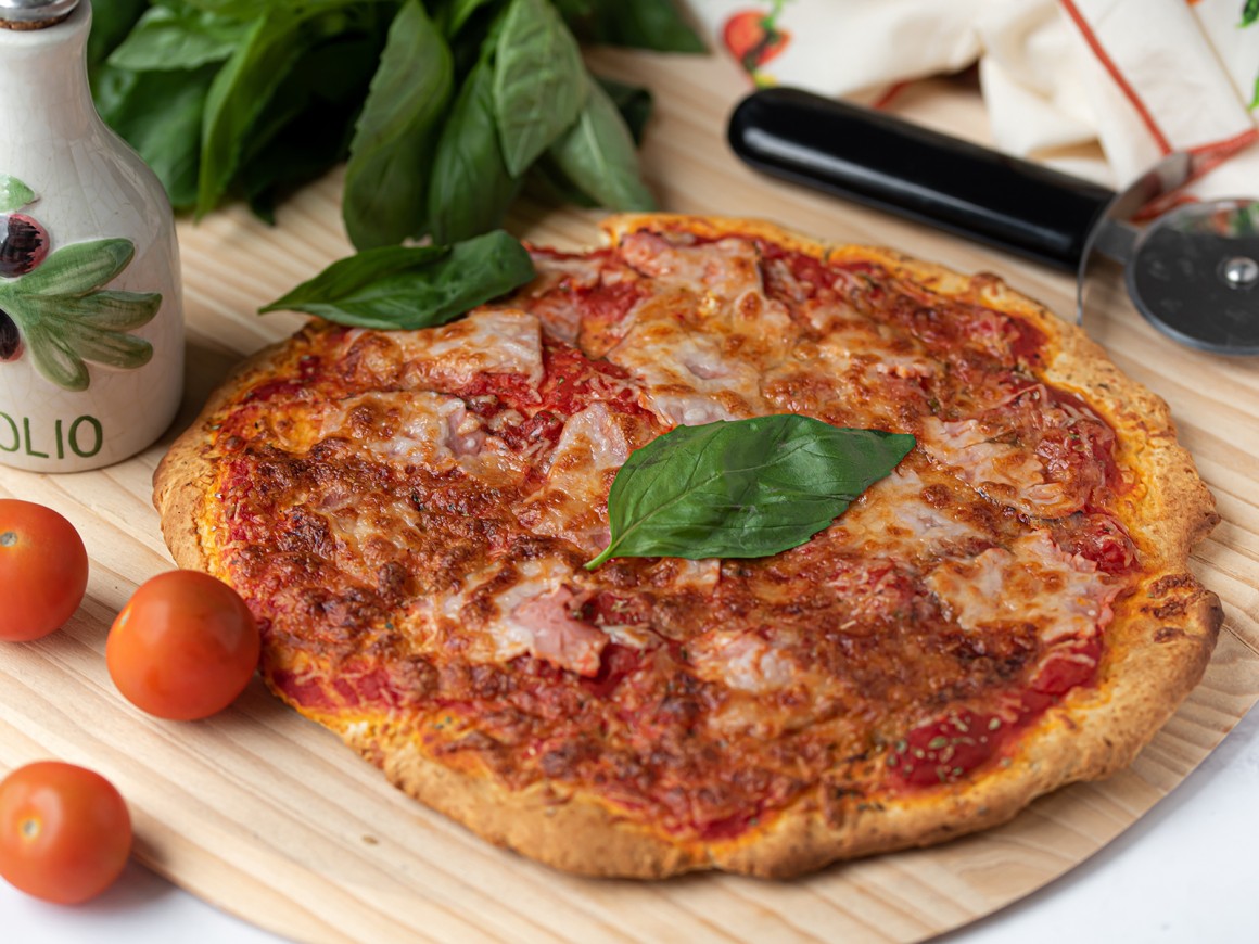 Pfannenpizza mit Backpulver
