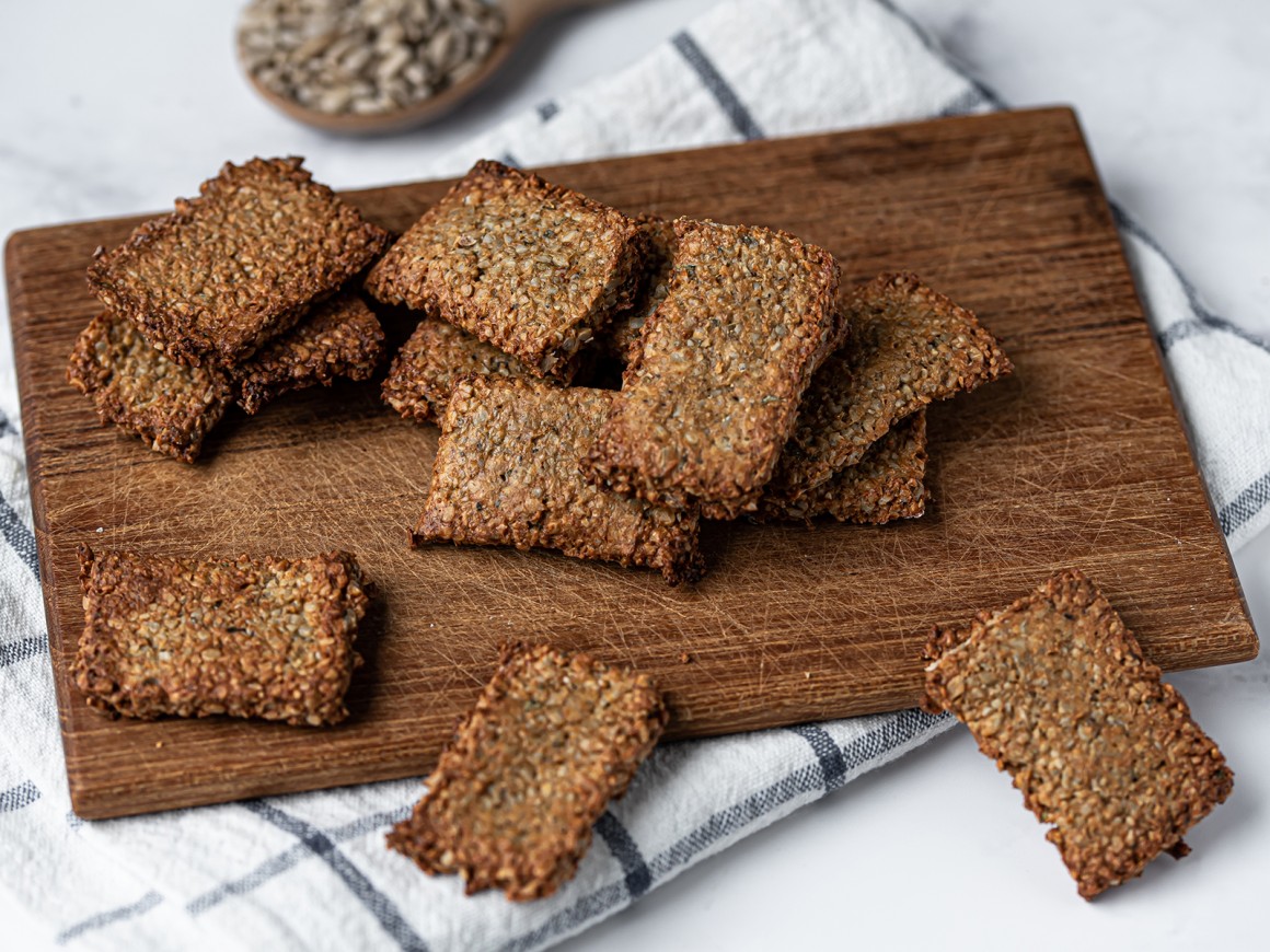 Vegane Käsecracker