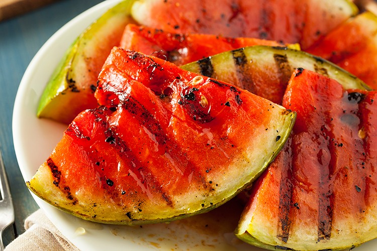 Gegrillte Wassermelone