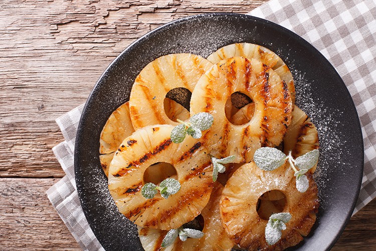 Gegrillte Ananas