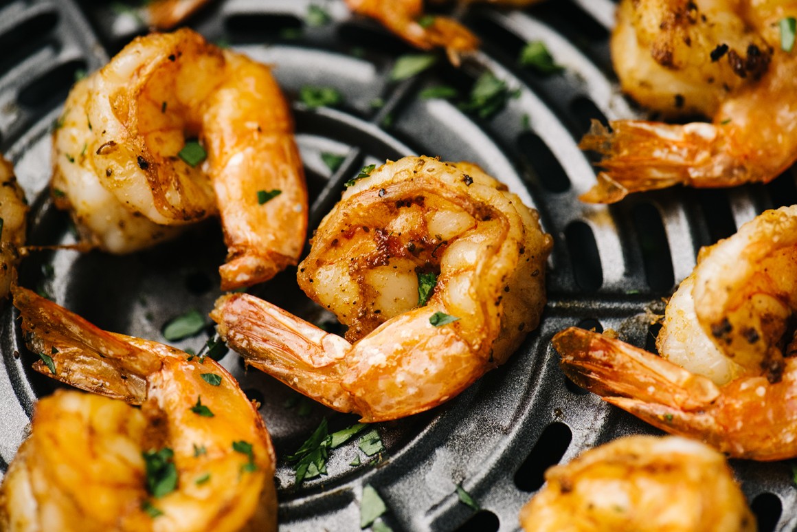 Garnelen aus dem Airfryer