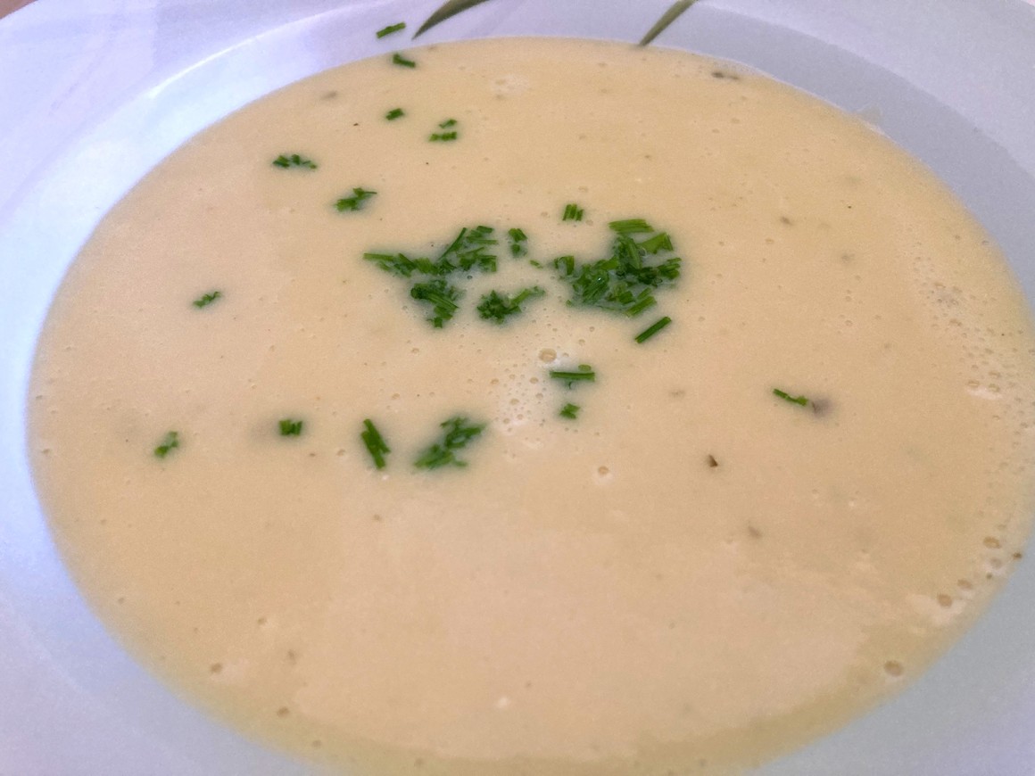 Einfache Kartoffelcremesuppe