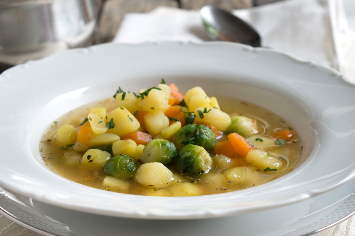 Rosenkohl-Möhren-Suppe