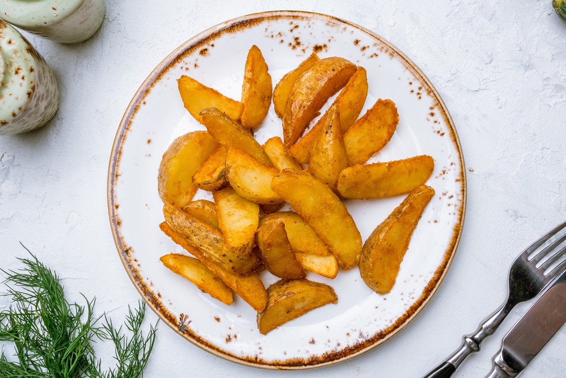 Würzige Potato Wedges