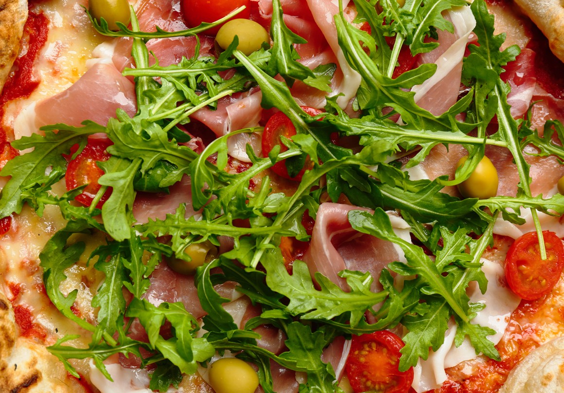 Rucola-Parma-Pizza - Rezept