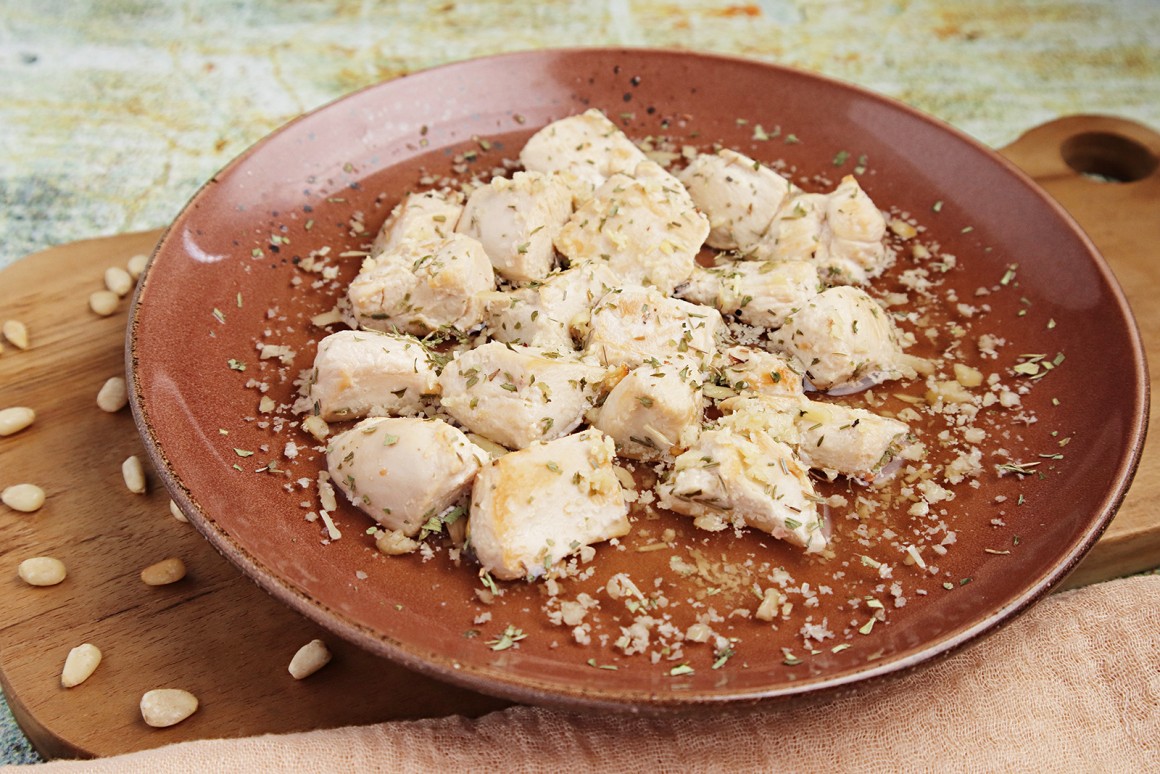 Hähnchenfilets in Kräutersauce