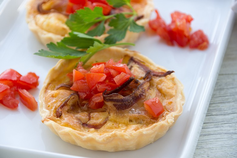 Salami-Paprika-Tarteletts