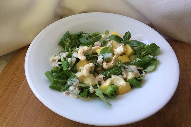 Mango-Mozzarella-Salat
