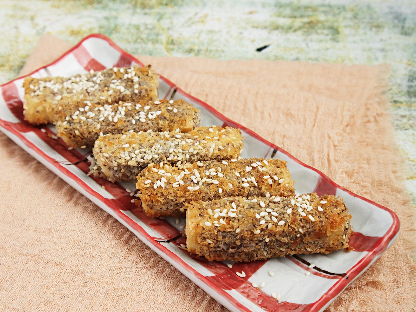 Tofu Sticks Knusper Tofu Sticks Mit Tomaten Cashew Dip