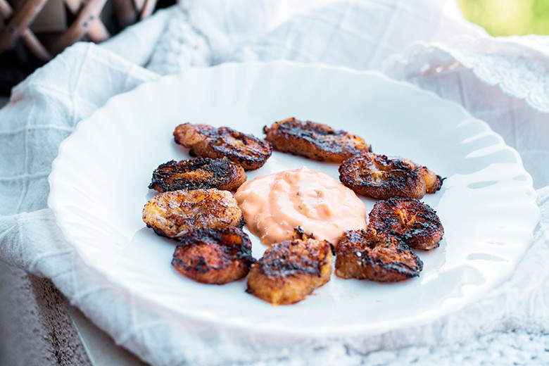 Frittierte Kochbananen