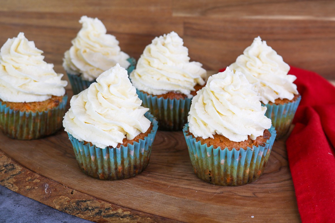 Möhren-Cupcakes