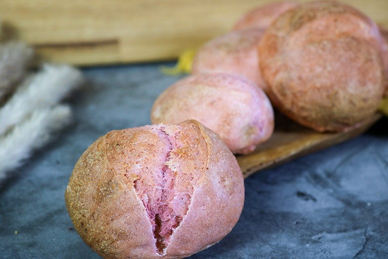 Rote-Bete-Brötchen