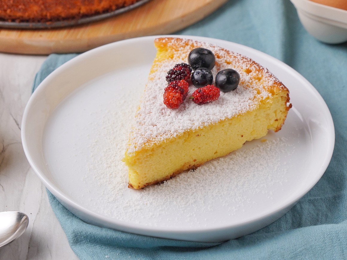 Quarkkuchen ohne Boden
