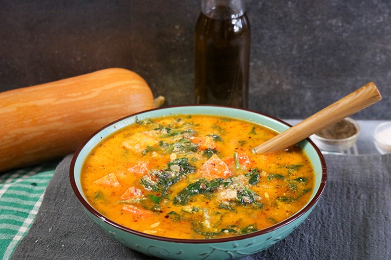 Kürbis-Curry in Kokosmilch