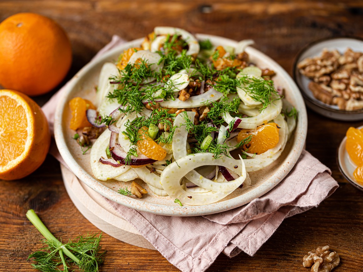 Fenchelsalat mit Mandarinen