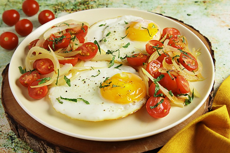 Tomaten-Eier-Pfanne