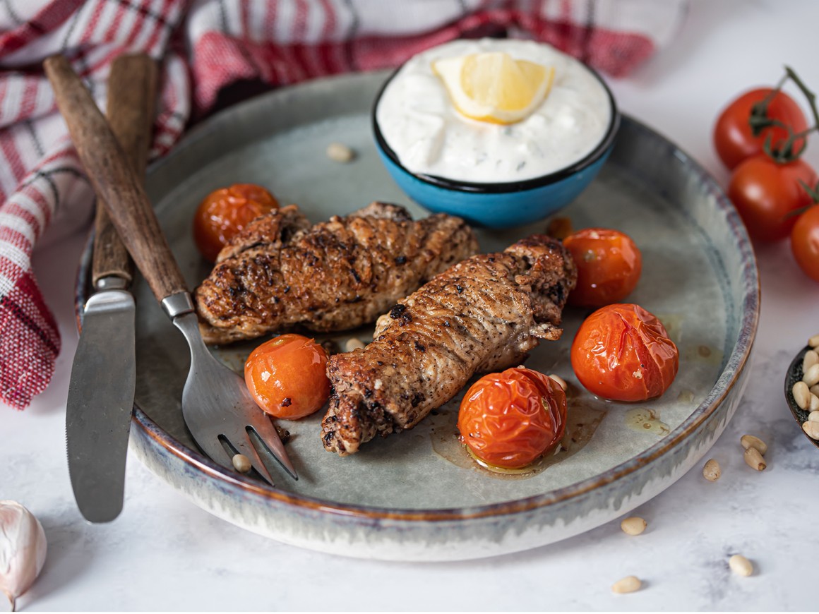 Mediterrane Putenröllchen