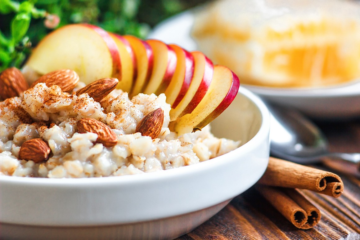 Apfel-Zimt-Porridge