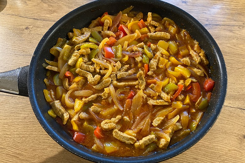 Schnelles Schaschlik