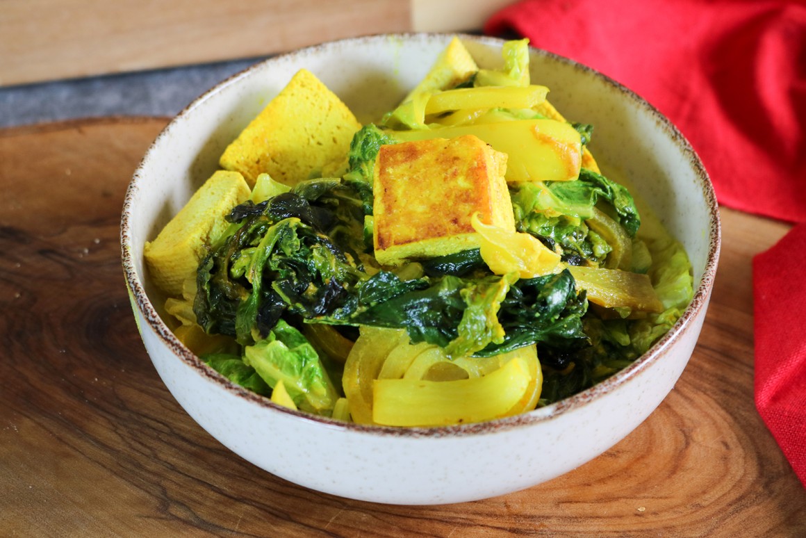 Veganes Curry mit Ingwer