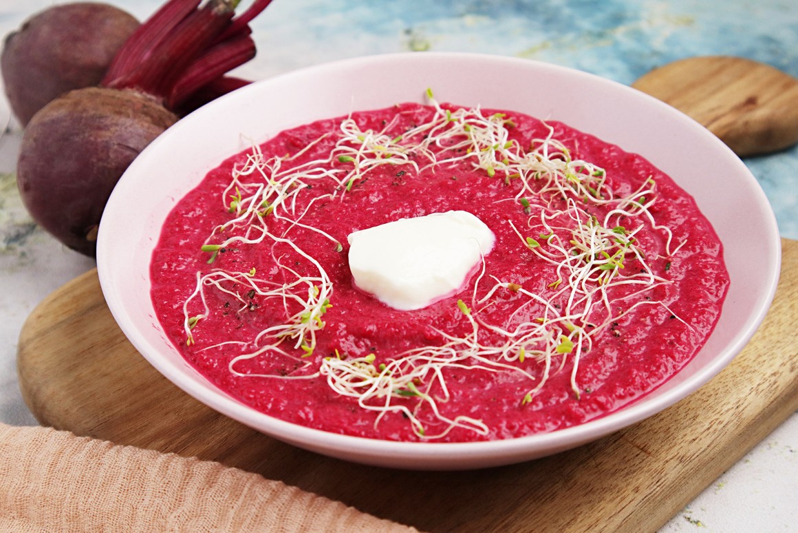 Schnelle Rote Bete-Suppe - Rezept