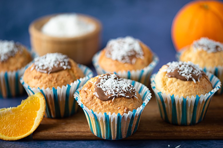 Orangen-Kokos-Muffins