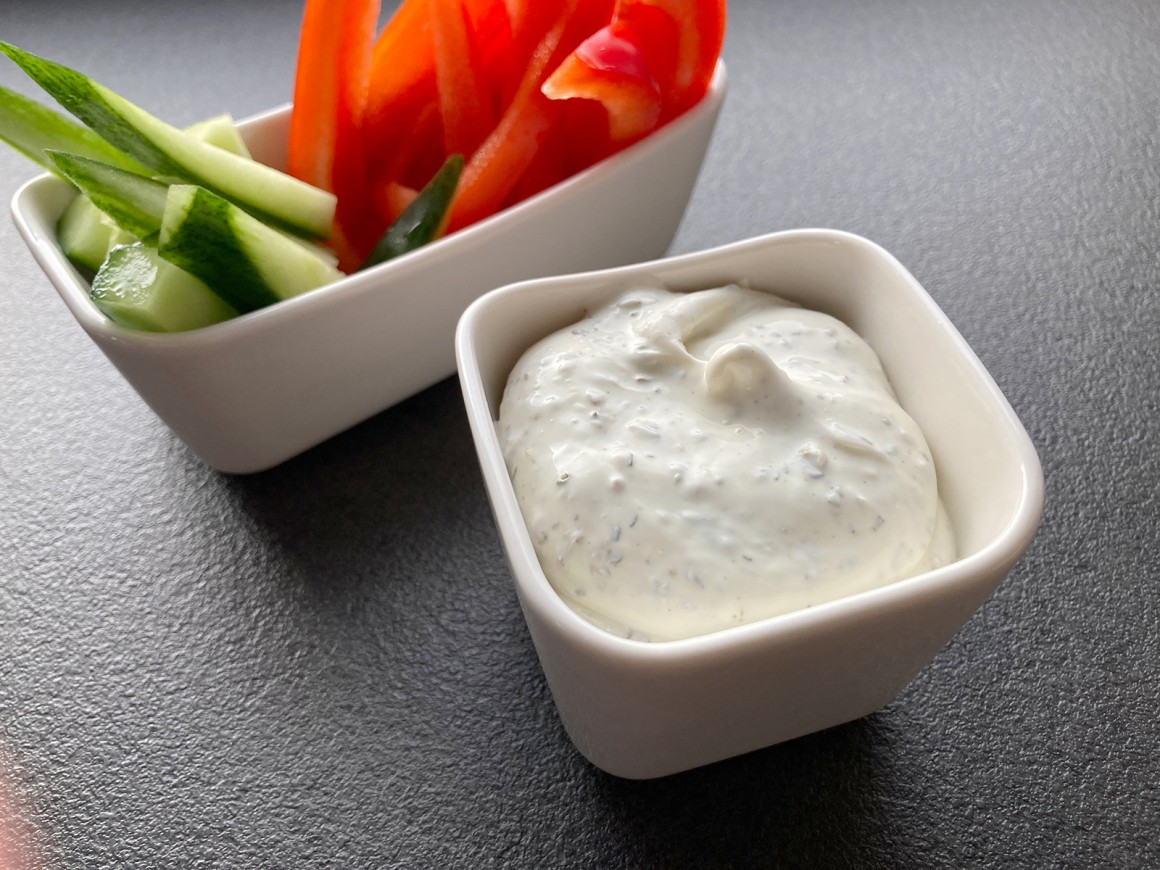 Würziger Frischkäse-Dip
