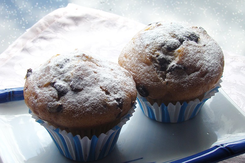 Muffins mit Nougat
