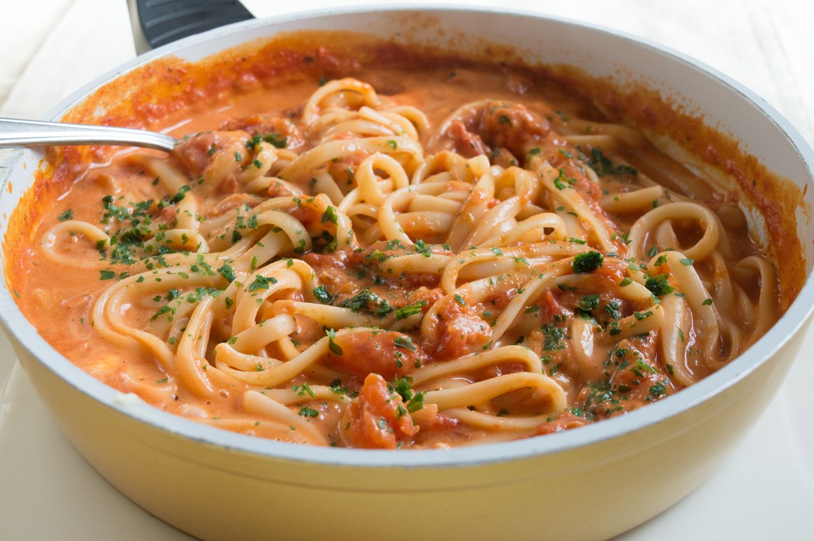 Tomatensauce mit Käse