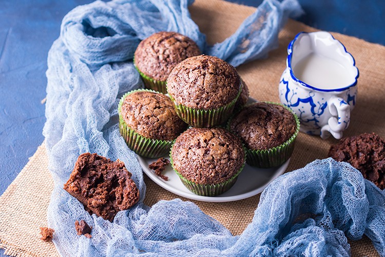 Schoko-Bananen-Muffins