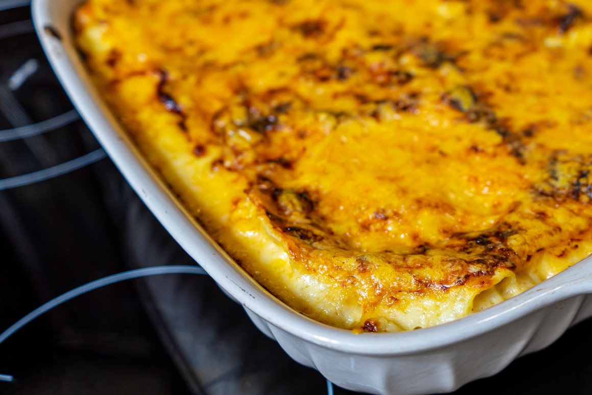 Einfache Kohlrabilasagne