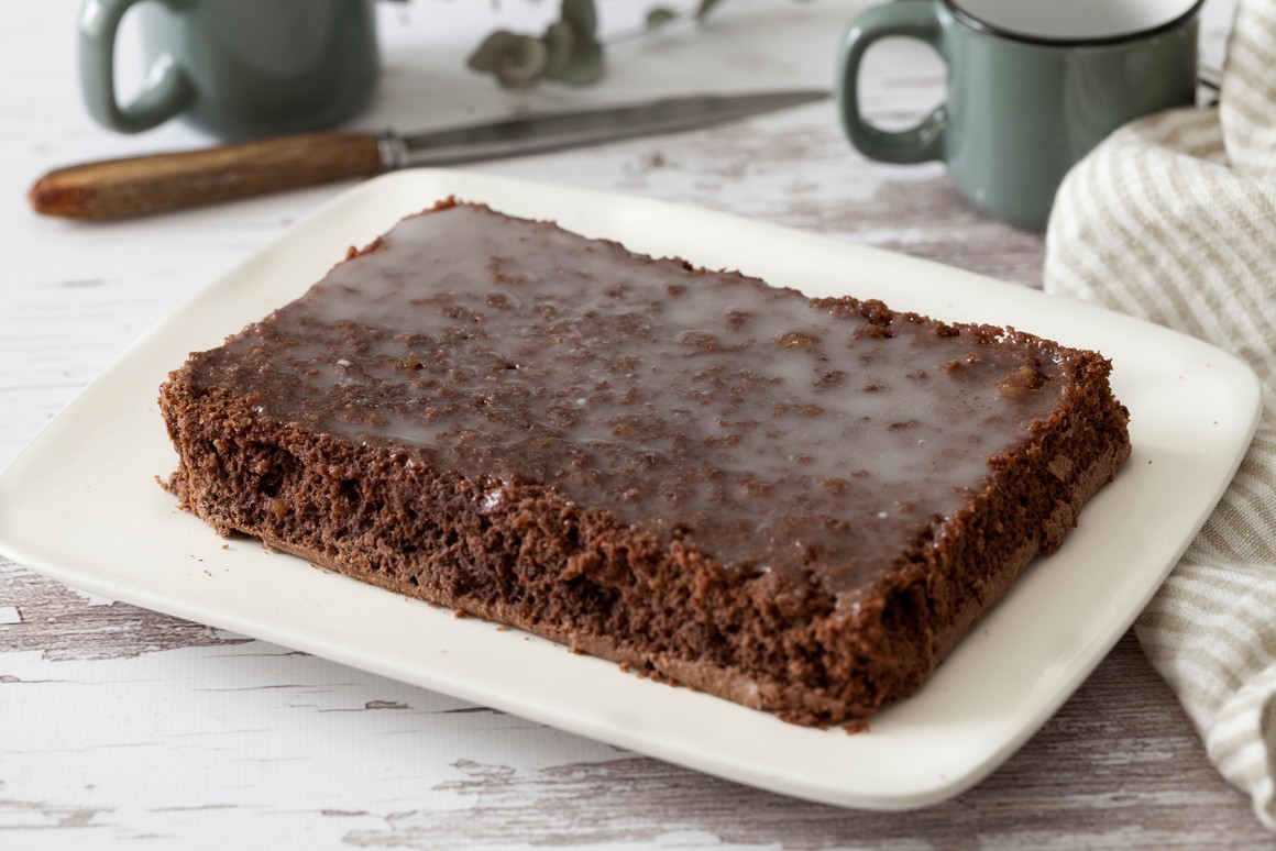Schneller Schokoblechkuchen