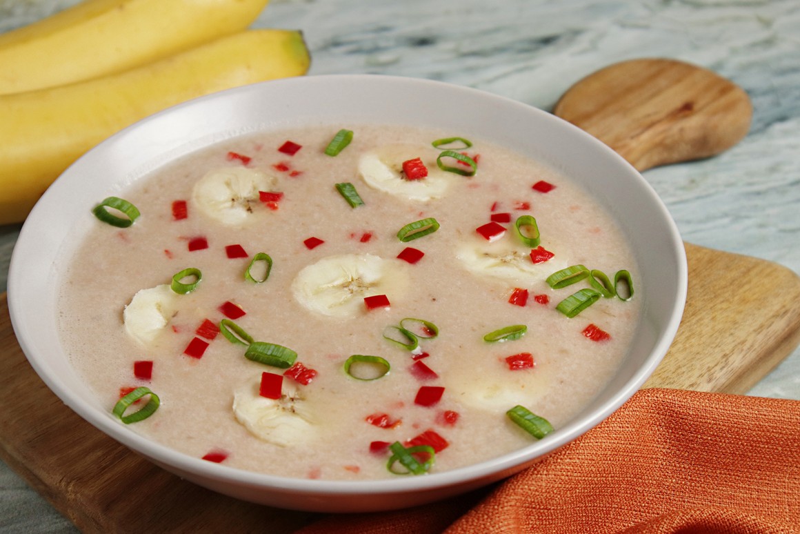 Bananensuppe mit Chili