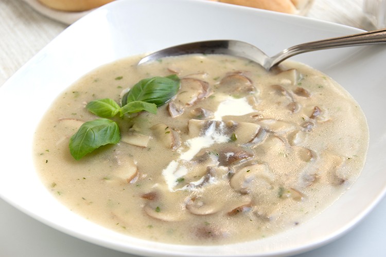 Champignon-Cremesuppe