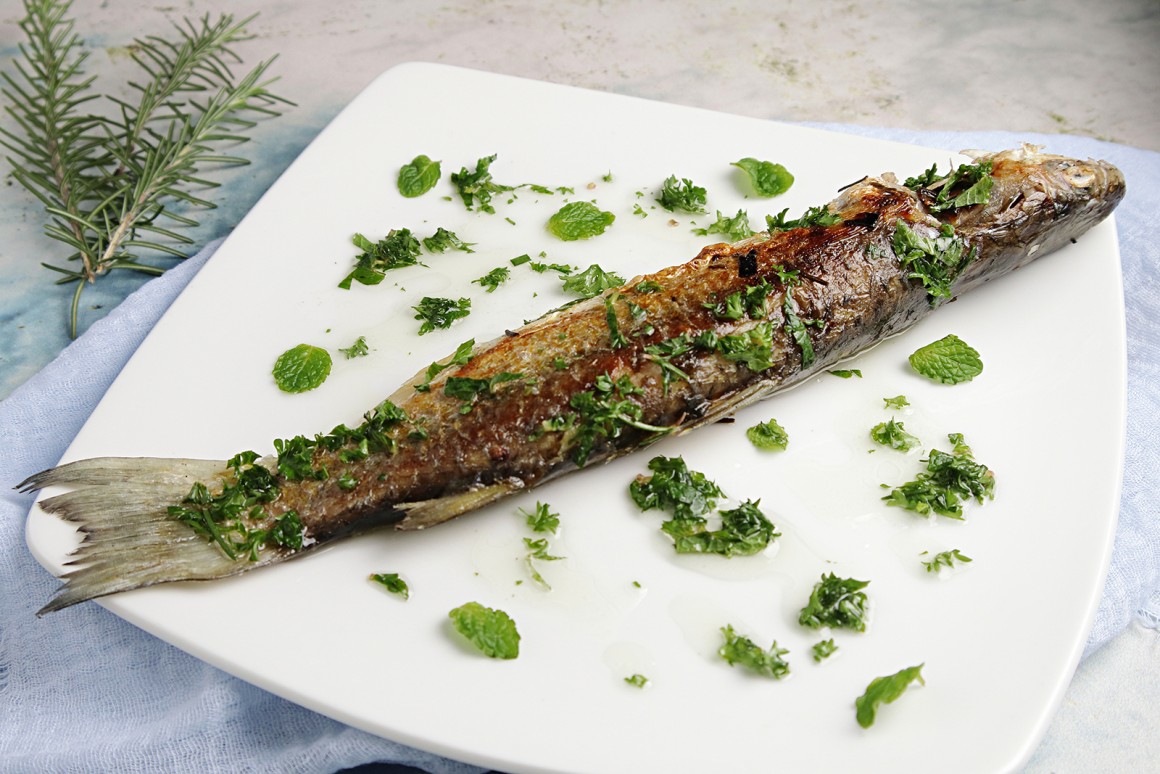 Gegrillte Meeräschen