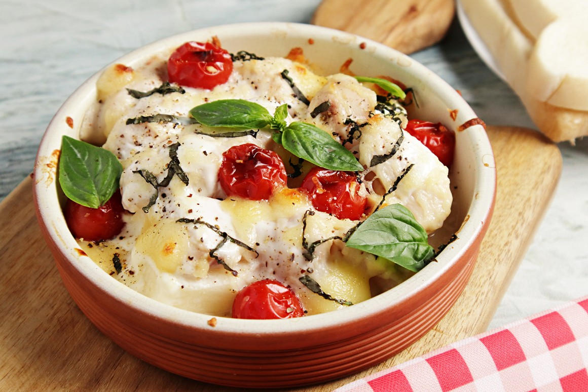 Italienisches Hähnchen-Gratin
