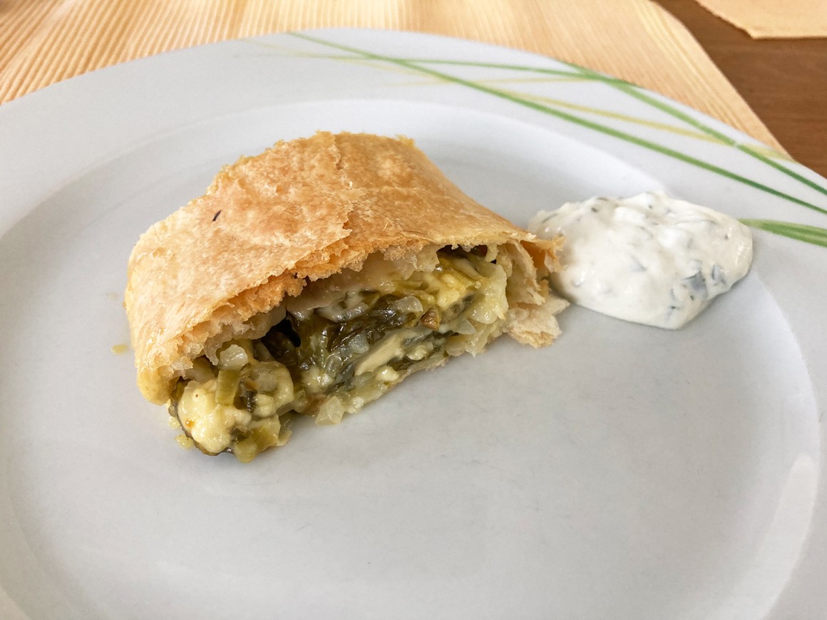 Mangold-Käse-Strudel