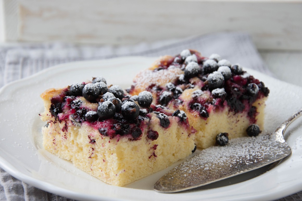 Saftiger Blaubeerkuchen