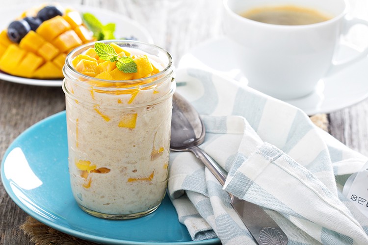 Milchreis mit Kokos und Mango