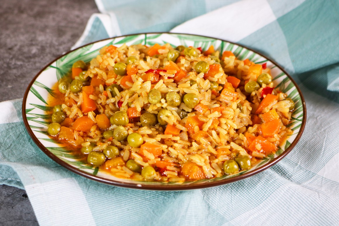 Paella mit Gemüse