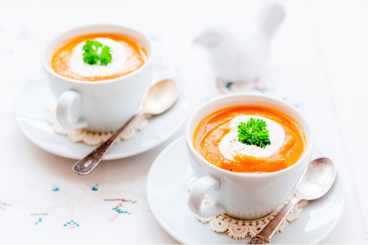Möhrencremesuppe mit Vanille