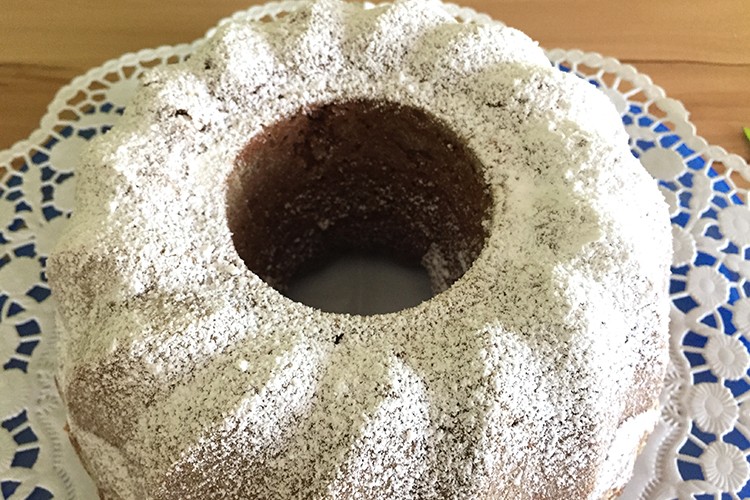 Napfkuchen mit Joghurt und Kakao