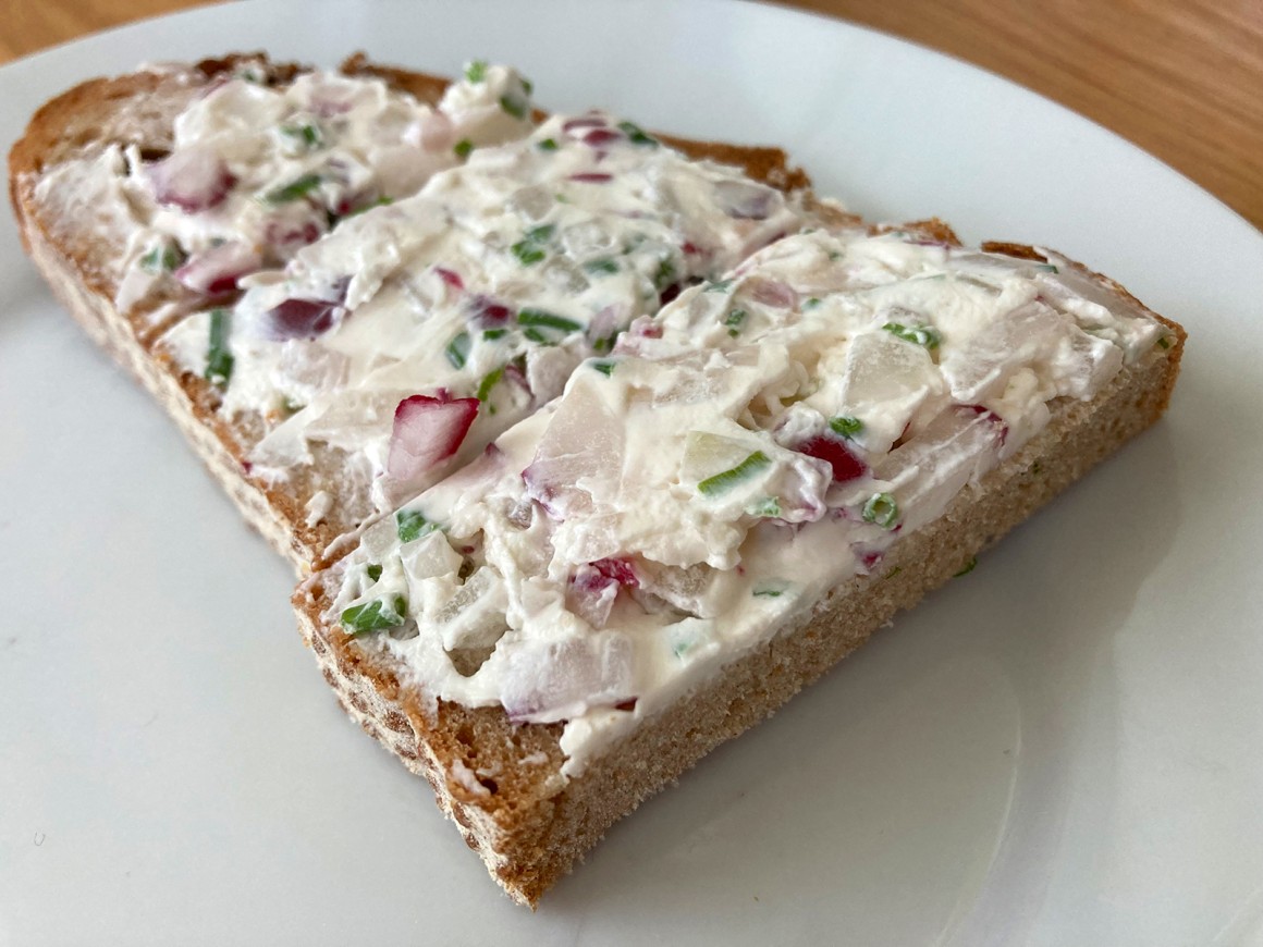 Schneller Radieschenaufstrich