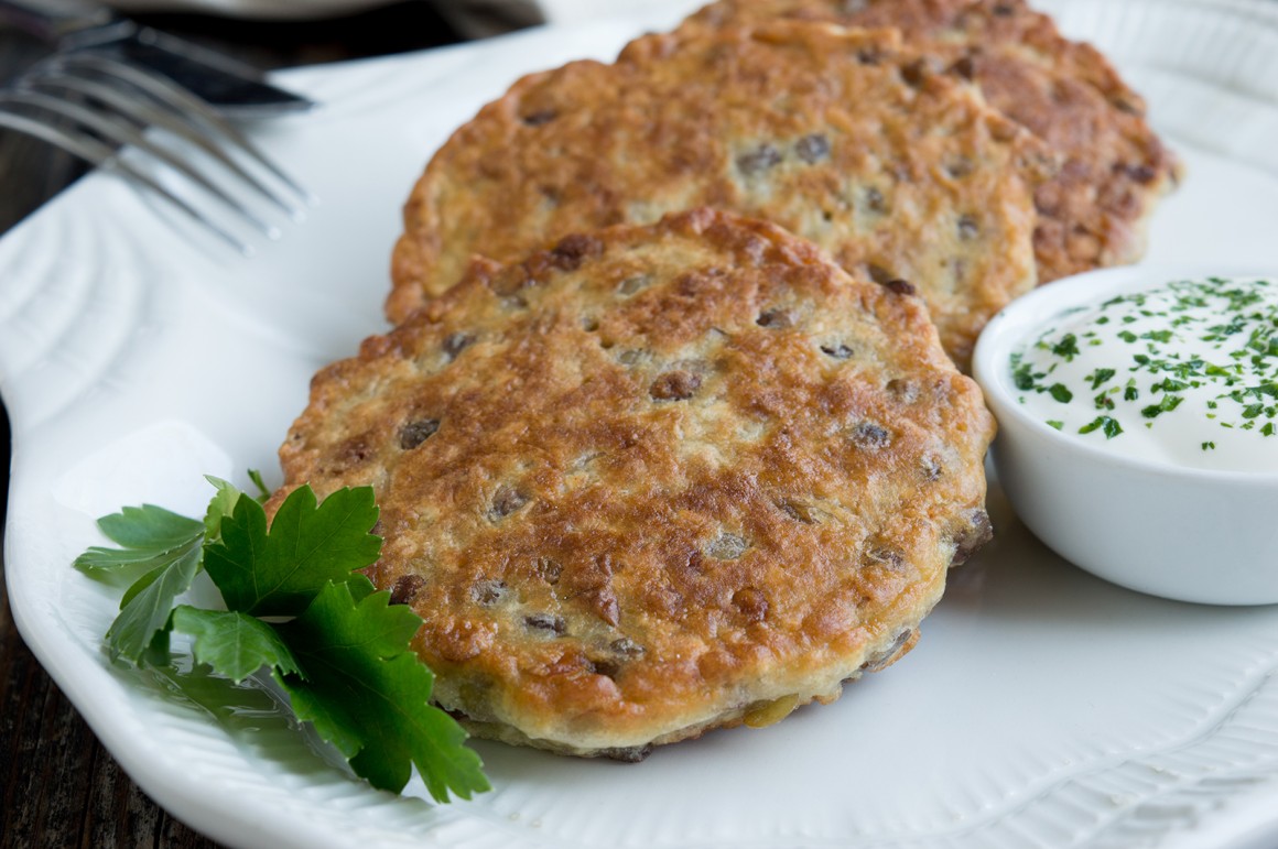 Vegane Grünkern-Curry-Bratlinge - Rezept