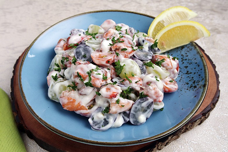 Bunter Krabbensalat