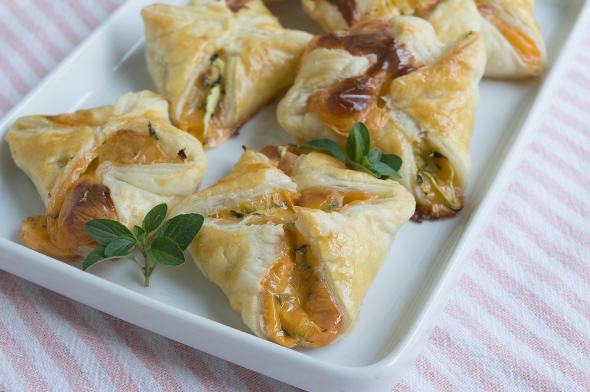 Schafskäse im Blätterteig