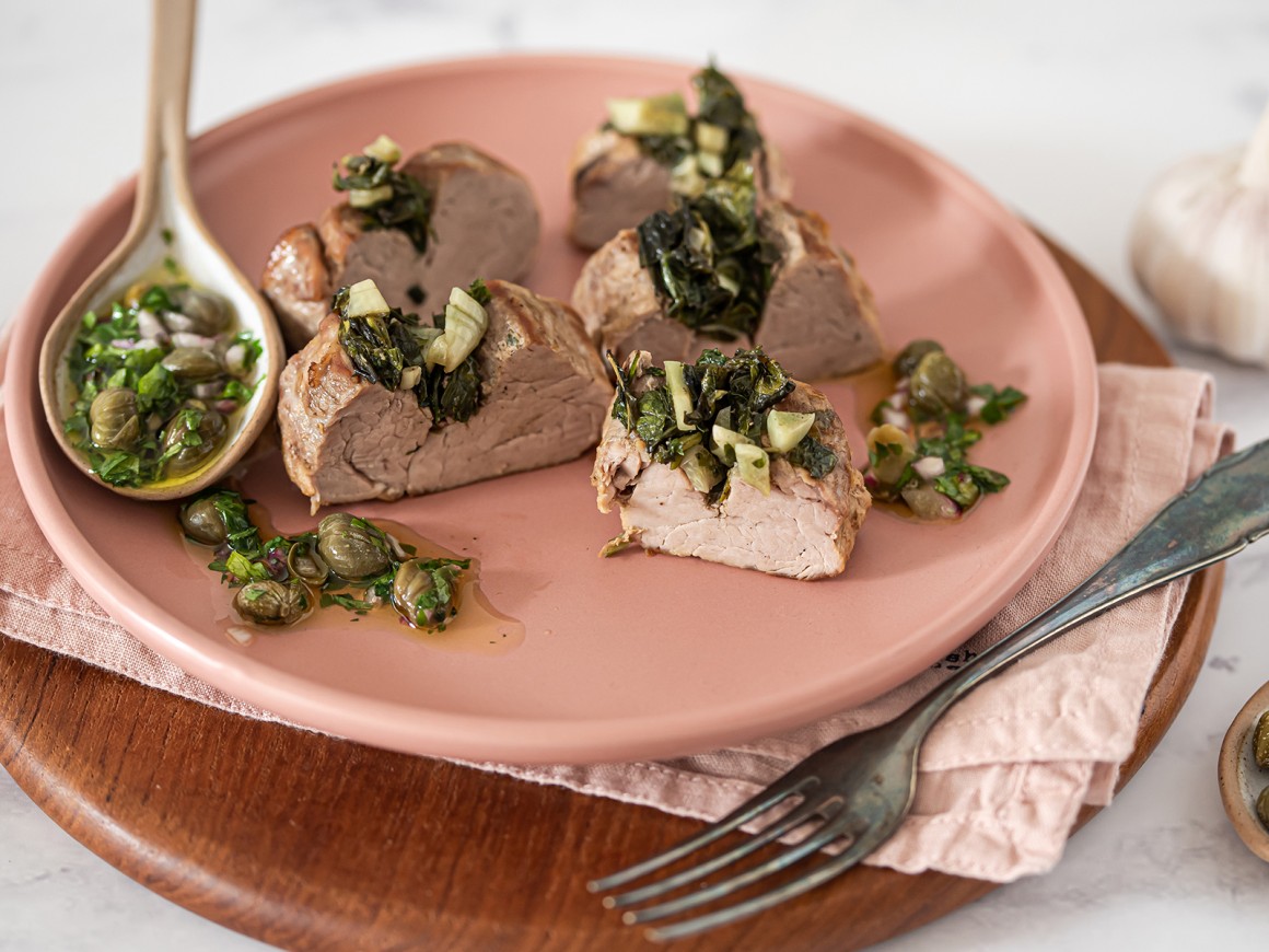 Schweinefilet mit Gremolata