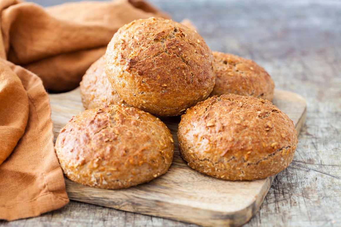 Haferflocken-Vollkornbrötchen - Rezept