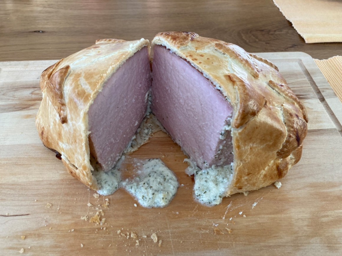 Kasseler im Blätterteig