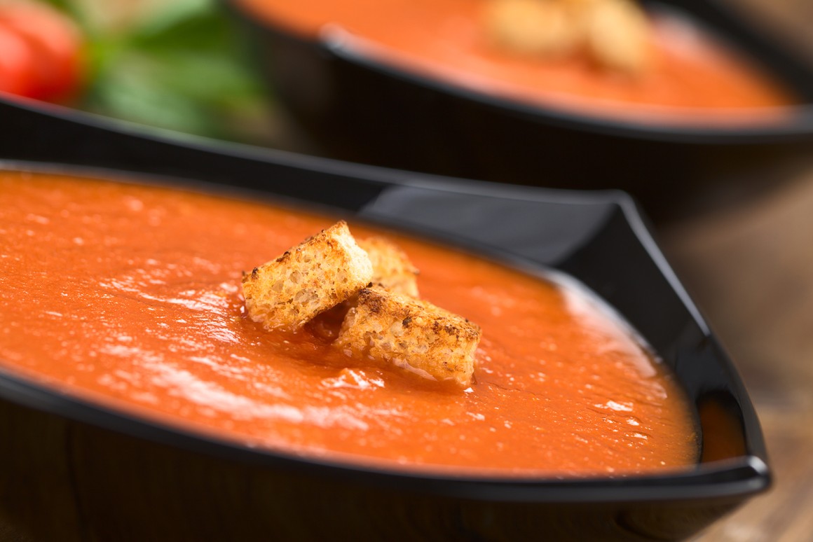 Einfache Tomatensuppe - Rezept
